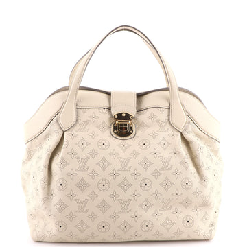 Louis Vuitton Cirrus Handbag Mahina Leather MM