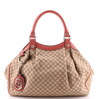 Gucci Sukey Tote Diamante Canvas Medium