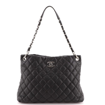 Chanel Easy Tote Quilted Caviar Large