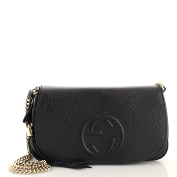 Gucci Soho Chain Crossbody Bag Leather Medium