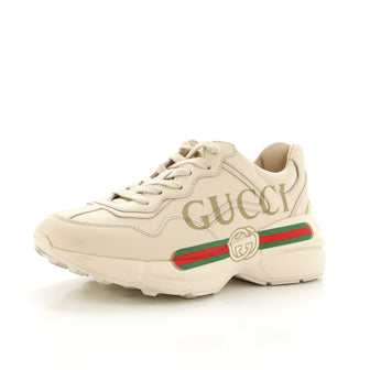 Gucci Rhyton Sneakers Printed Leather