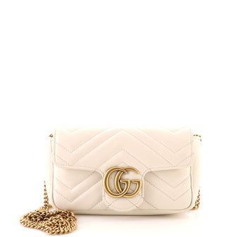 Gucci GG Marmont Flap Bag Matelasse Leather Super Mini