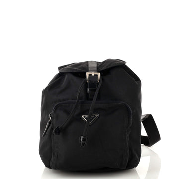 Prada Front Pocket Backpack Tessuto Small
