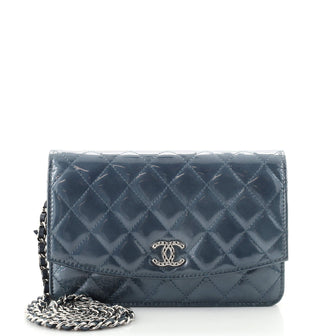 Chanel Brilliant Wallet on Chain Quilted Patent