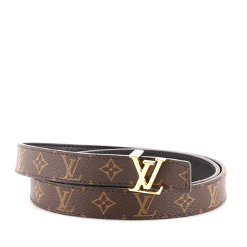 Louis Vuitton LV Initiales Belt Monogram Canvas Thin