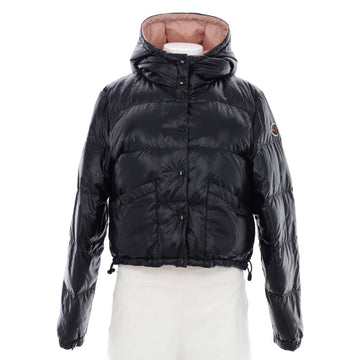 Moncler Women's Bardanette Cropped Puffer Jacket Quilted Nylon with Down