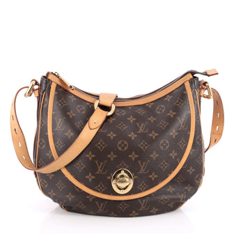 Louis Vuitton Tulum Handbag Monogram Canvas GM Brown 1961202