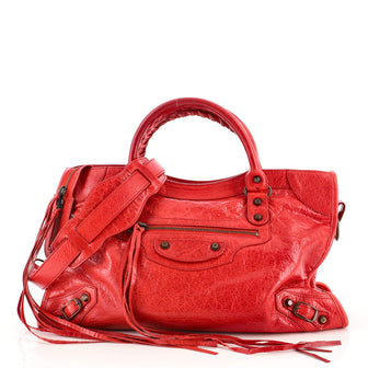Balenciaga City Classic Studs Bag Leather Medium