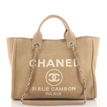 Chanel Deauville Tote Canvas Small
