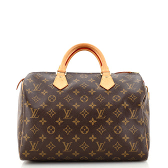 Louis Vuitton Speedy Handbag Monogram Canvas 30