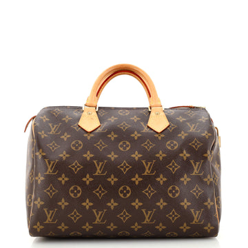 Louis Vuitton Speedy Handbag Monogram Canvas 30