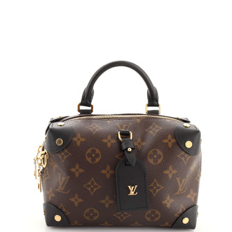 Louis Vuitton Petite Malle Souple Handbag Monogram Canvas