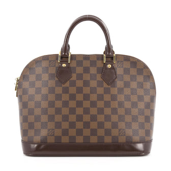Louis Vuitton Alma Handbag Damier PM Brown 1961901