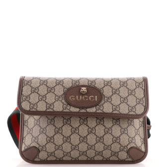 Gucci Neo Vintage Flap Belt Bag GG Coated Canvas