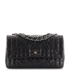 Chanel Lady Graphic Flap Bag Quilted Lambskin Medium Black 1962462