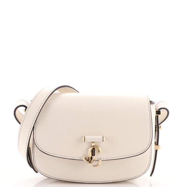 CE限定☆大人美女☆made USA☆Bombshell☆xs Jimmy Choo Varenne Satchel Bag Leather Small White 1962731