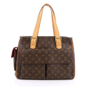 Louis Vuitton Multipli Cite Handbag Monogram Canvas Brown 1962804