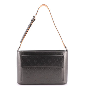 Louis Vuitton Mat Allston Handbag Monogram Vernis