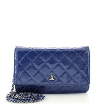Chanel Wallet on Chain Quilted Patent