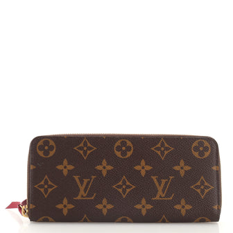 Louis Vuitton Clemence Wallet Monogram Canvas
