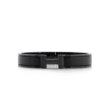 Hermes So Black Clic HH Bracelet Enamel Narrow