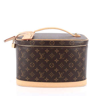 Louis Vuitton Nice Train Case Monogram Canvas Brown 1964301