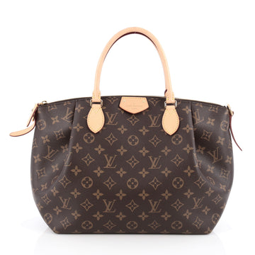 Louis Vuitton Turenne Handbag Monogram Canvas MM Brown 1964302