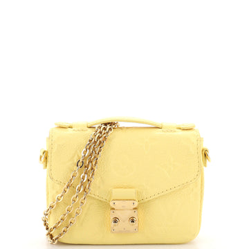 Louis Vuitton Micro Metis Monogram Empreinte Leather