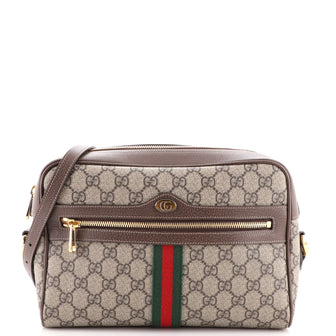 Gucci Ophidia Shoulder Bag GG Coated Canvas Small