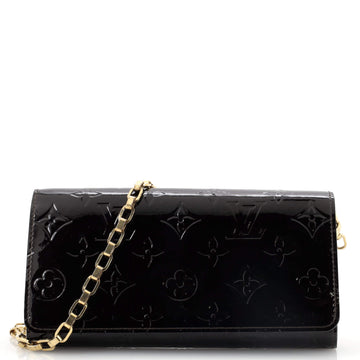 Louis Vuitton Sarah Chain Wallet Monogram Vernis