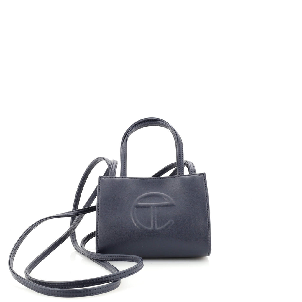 Telfar Mini Shopping Bag in Black