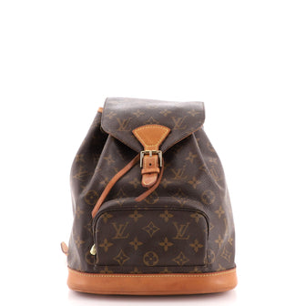 Louis Vuitton Vintage Montsouris Backpack Monogram Canvas PM