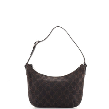 Gucci Vintage Pochette Shoulder Bag GG Canvas Small