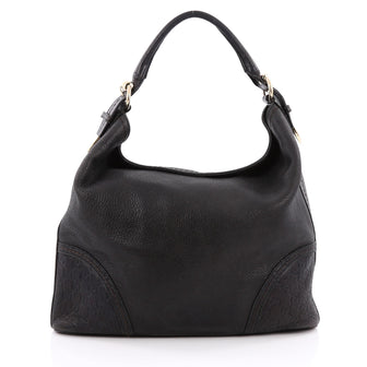 Gucci Signoria Hobo Leather Large Black 1965504