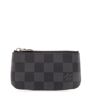 Louis Vuitton Key Pouch Damier Graphite