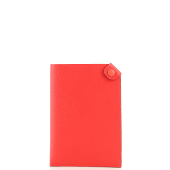 Hermes Tarmac Passport Holder Leather