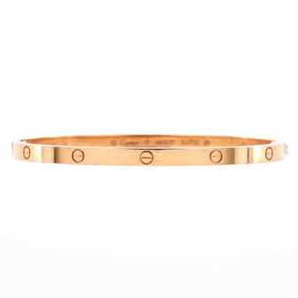 Cartier Love Bracelet 18K Rose Gold Small