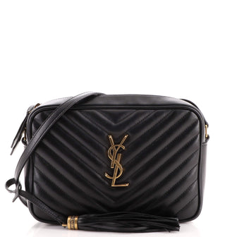 Saint Laurent Lou Camera Bag Matelasse Chevron Leather Small