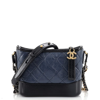 Chanel Gabrielle Hobo Quilted Aged Calfskin Small