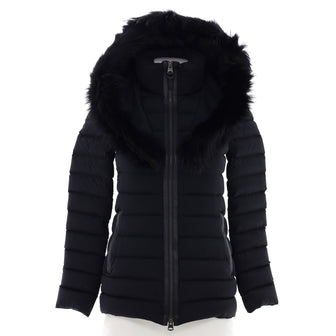 Mackage Women's Kadalina Puffer Jacket Quilted Nylon Blend with Down and Fur