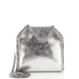 Stella McCartney Falabella Fold Over Crossbody Bag Faux Leather Tiny