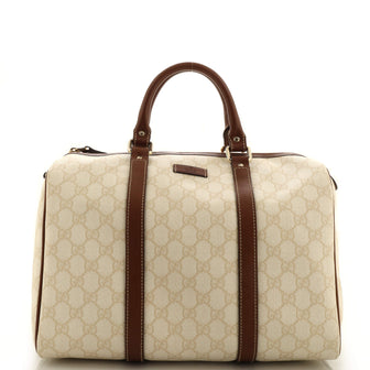 Gucci Joy Boston Bag GG Coated Canvas Medium