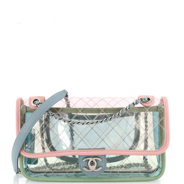 Chanel Coco Splash Flap Bag Quilted PVC With Lambskin Medium