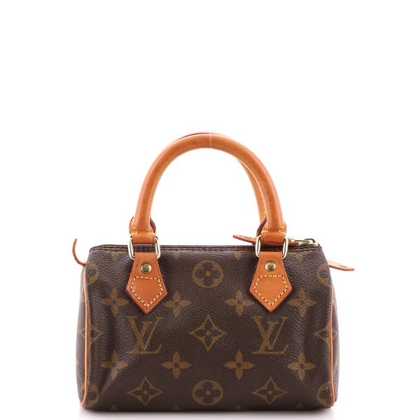 Louis Vuitton Speedy Mini HL Handbag Monogram Canvas Brown 2380601