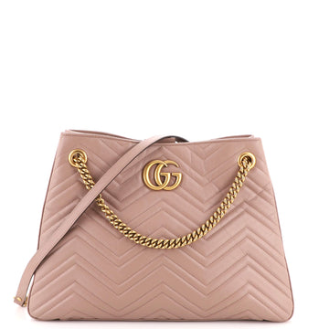 Gucci GG Marmont Chain Shoulder Bag Matelasse Leather