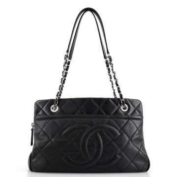 Chanel Timeless CC Shopping Tote Quilted Caviar Medium