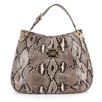 Louis Vuitton Galliera Handbag Smeralda Python GM Brown 1968801