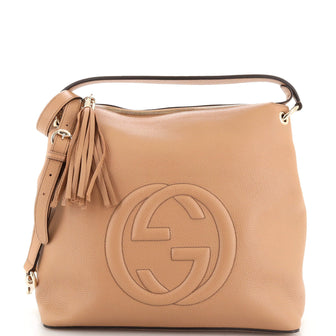 Gucci Soho Convertible Hobo (Outlet) Leather Large