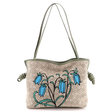 Loewe Flamenco Knot Bag Embroidered Anagram Jacquard Large