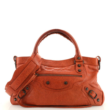 Balenciaga First Classic Studs Bag Leather